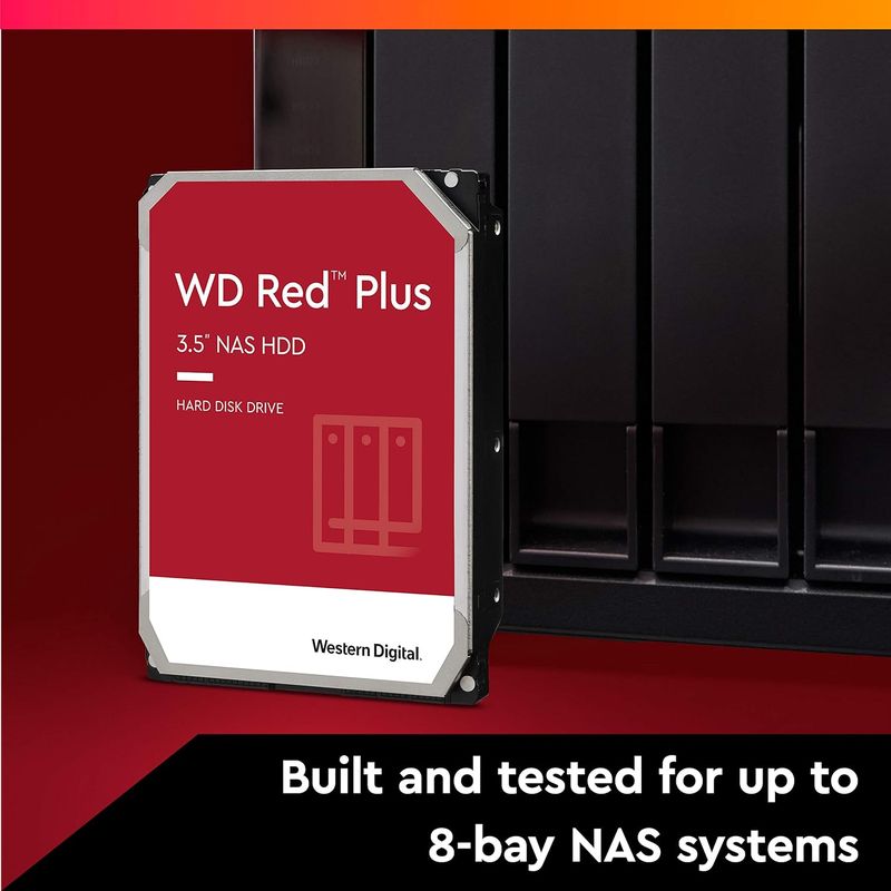 هارددیسک وسترن دیجیتال WD Red Plus 4 ترابایت مخصوص NAS